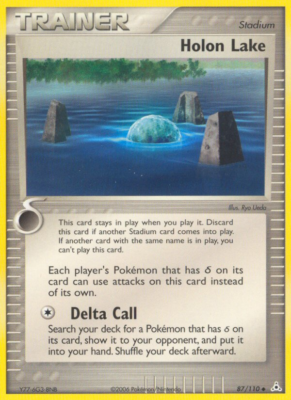 EX Holon Phantoms Holon Lake #87/110